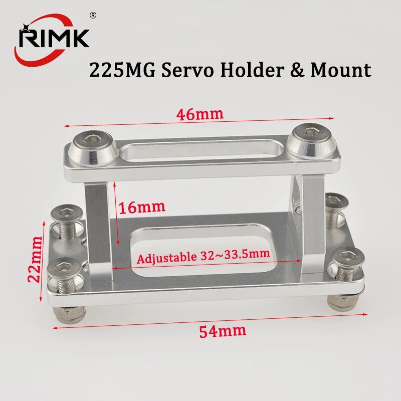 1set Aluminum Alloy 225MG Servo Holder Servo Mount for RC Boat Car Airplan 225MG Servo