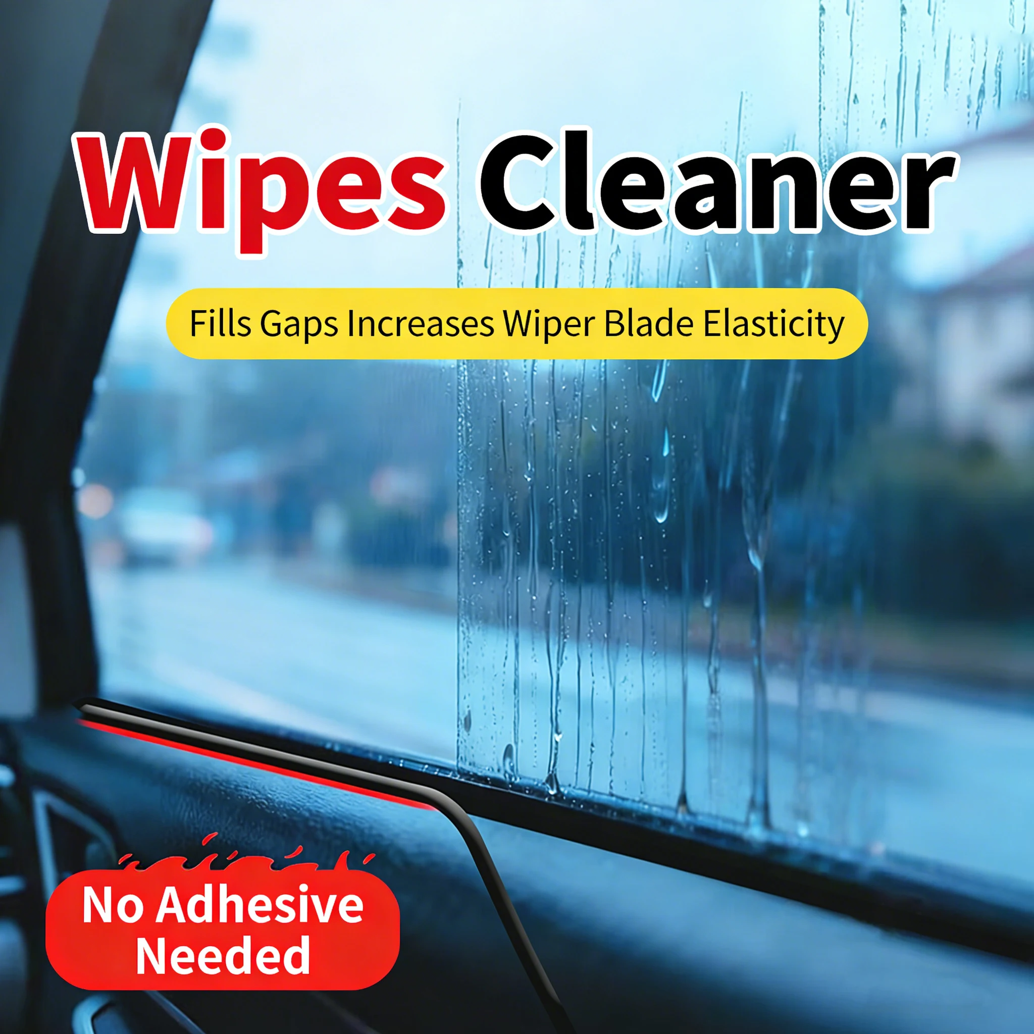 NEW Car Window Seal Strip Rubber Side Window Gap Filler Noise Insulation Waterproof & Windproof Sealing Strips 4 Metres