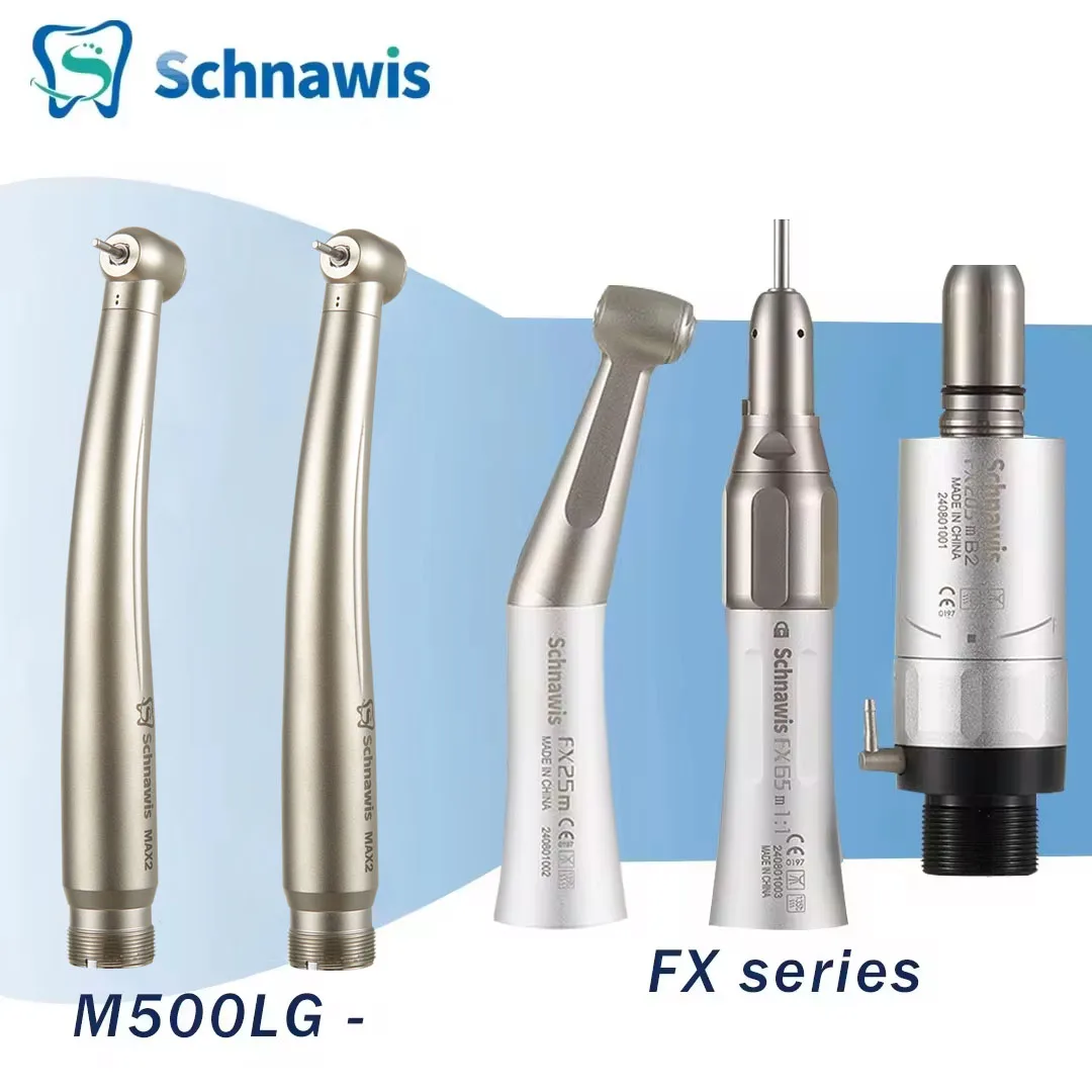 

Dental 1:1 Contra Angle Low Speed Direct Drive Handpiece FX Set 500LG Turbine Handpiece Pana-Max2 Turbine Handpiece