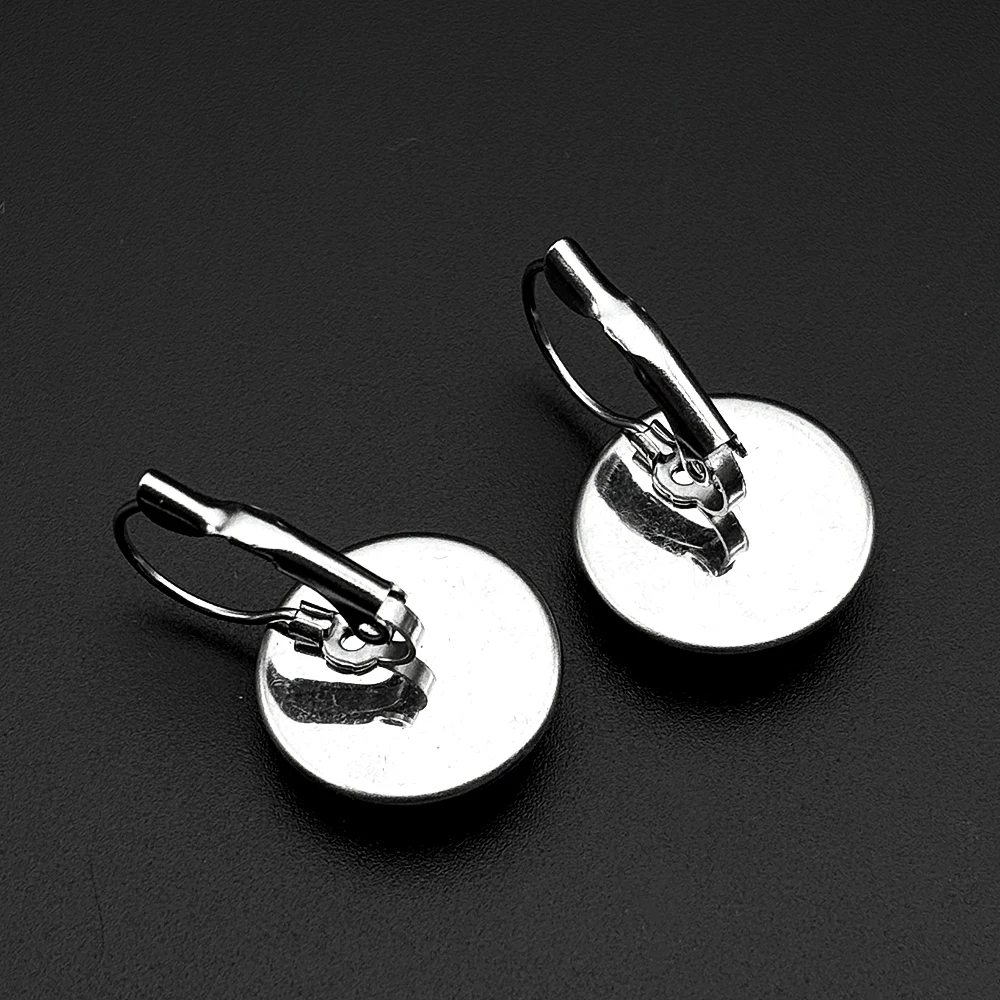 Tree of Life Glass Cabochon Lever Back Hooks Earring for Women Men Gold Silver Color Stainless Steel Dangle Earrings Jewelry