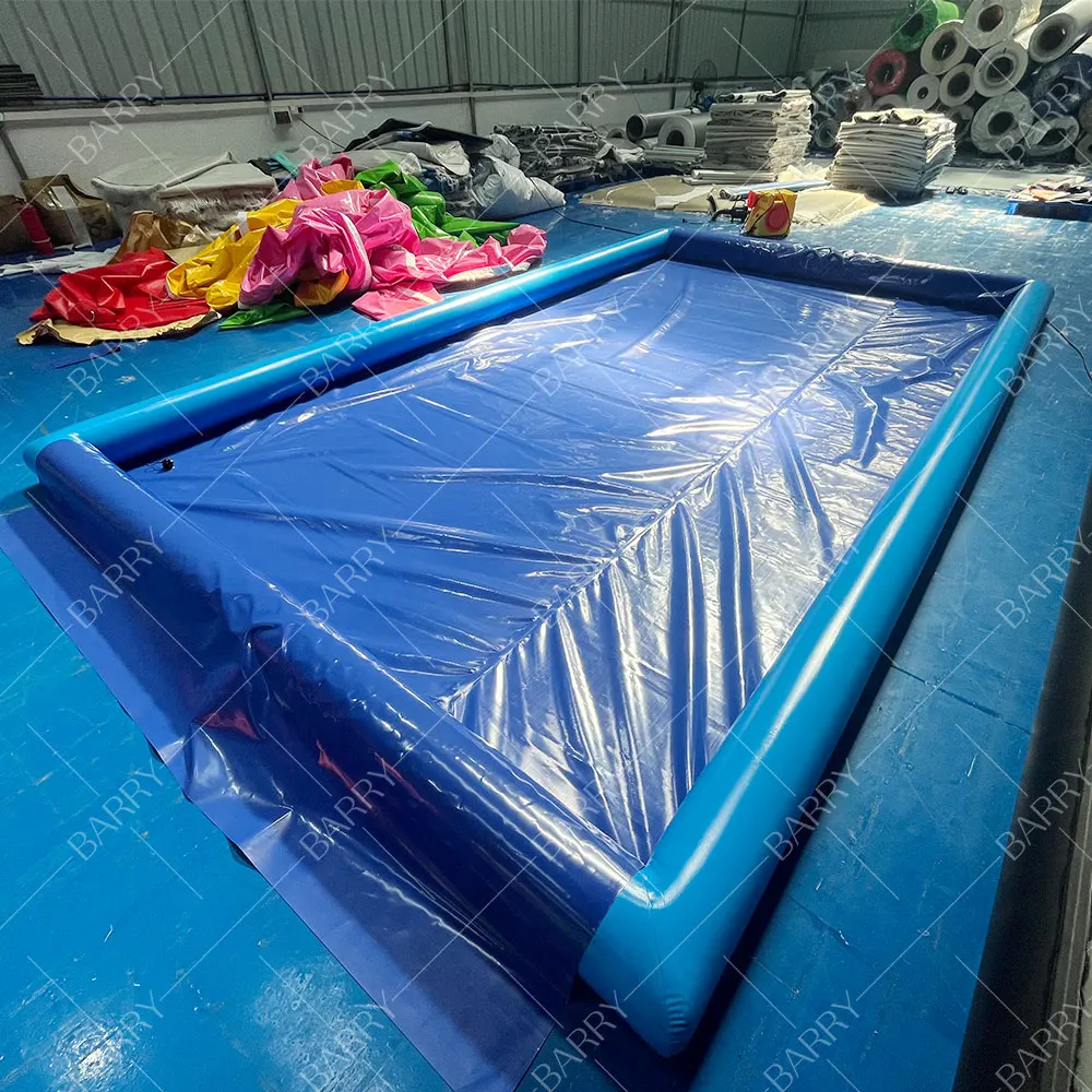 

Wholesale Black 6x3m Inflatable Car Wash Mat Easy Set up Air Seal Type Mobile Inflatable Wash Mat With Air Pump for Car Washing