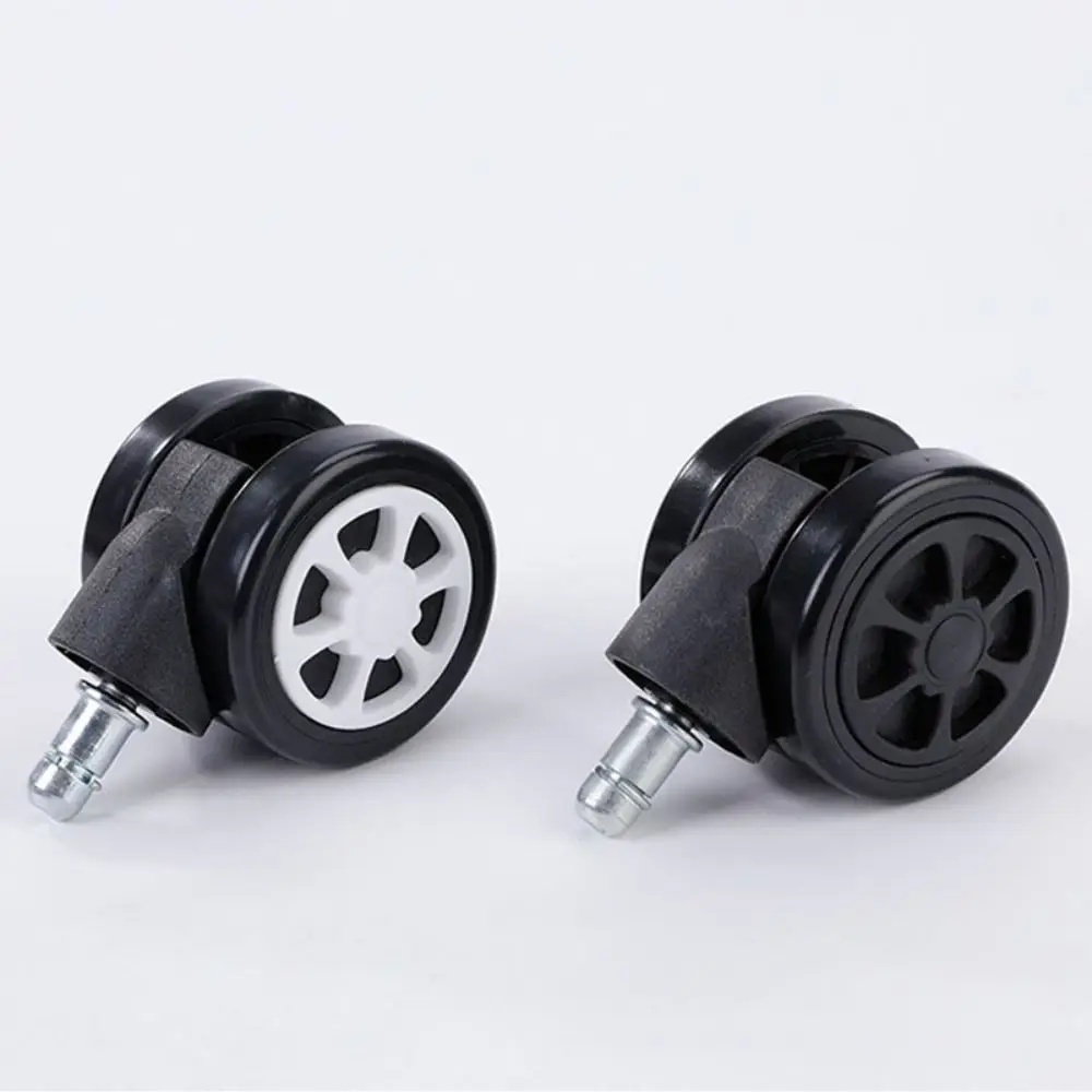 Chair Wheels Quiet 360 Degree Swivel Smooth Wear-resistant Luggage Wheels Sturdy Removable Furniture Casters for Trolleys