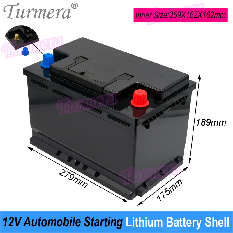 Imagem -02 - Turmera-automóvel Começando Baterias de Lítio Shell Caixa de Bateria de Carro Substituir o Uso de Chumbo-ácido 57217 Series Agm H670 57069 12v