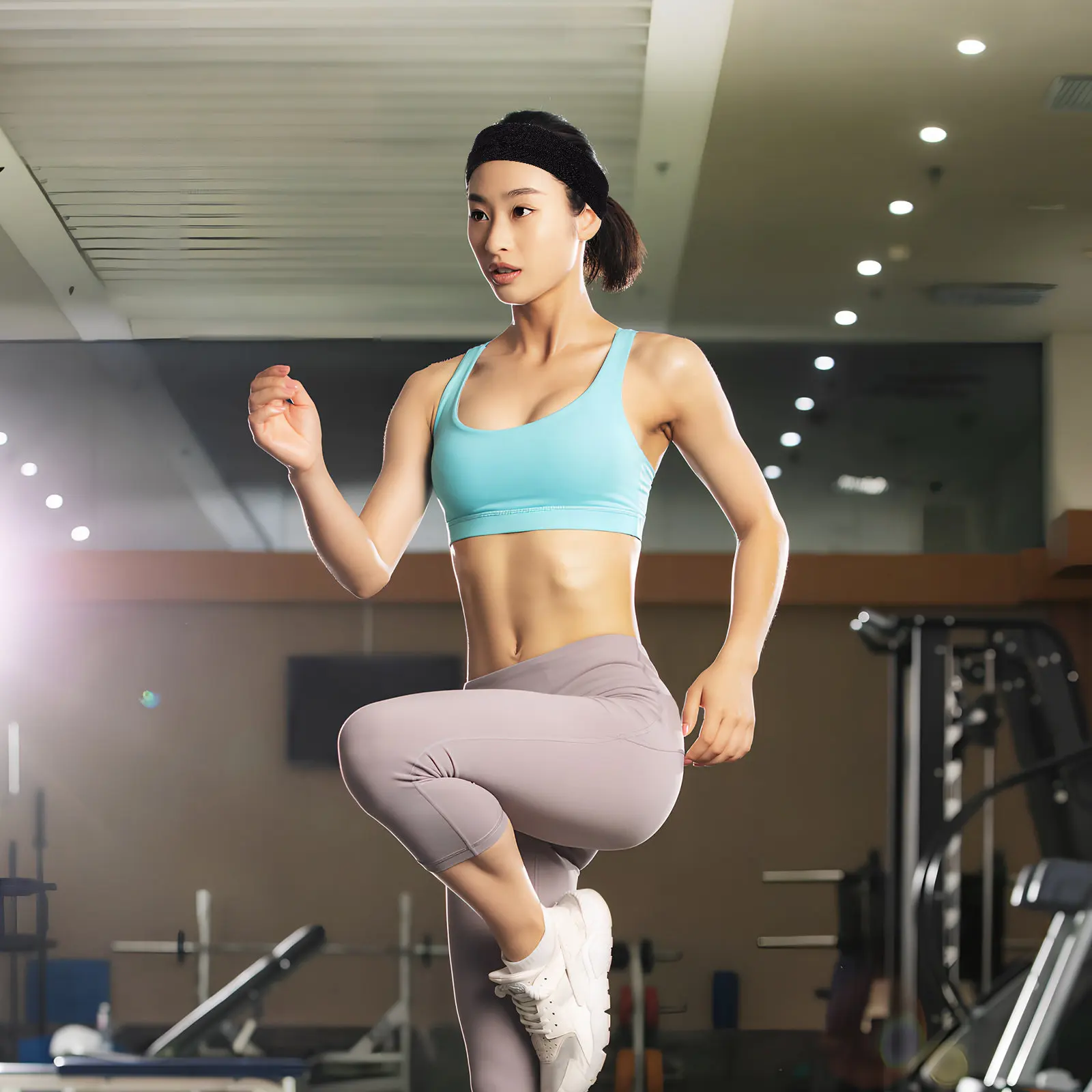 

Набор из 8 спортивных повязок на голову для мужчин и женщин: влагоотводящие, удобные, надежно фиксирующиеся, для занятий спортом и активного отдыха