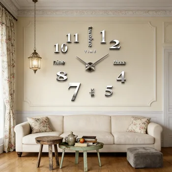 3D DIY Wall Clock 3