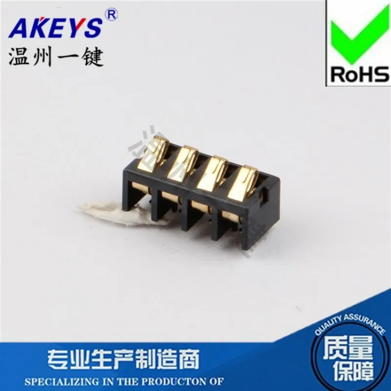 Digital Product Accessories Connector 4pin Battery Holder Terminal BC-11-4PD Copper High Temperature Resistance