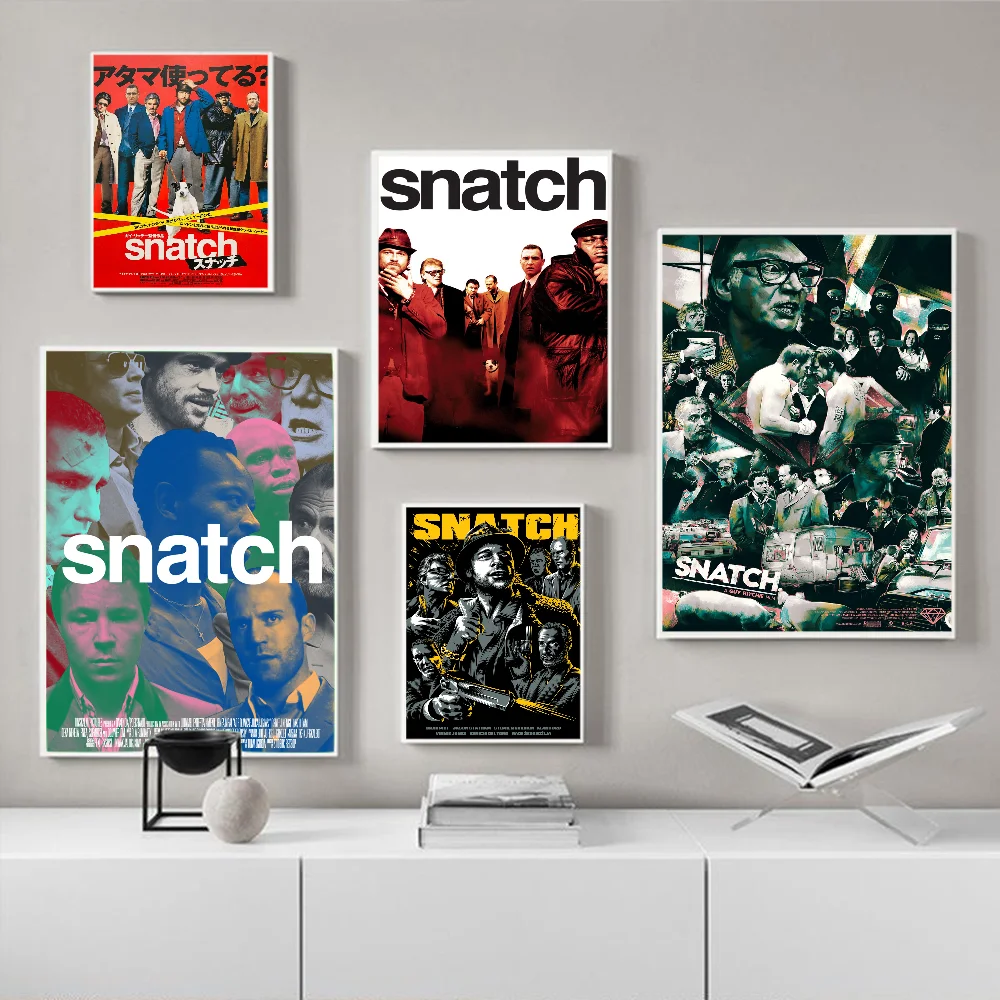 Snatch Classic Movie Anime Posters Sticky HD Quality Wall Art Retro Posters For Home Kawaii Room Decor