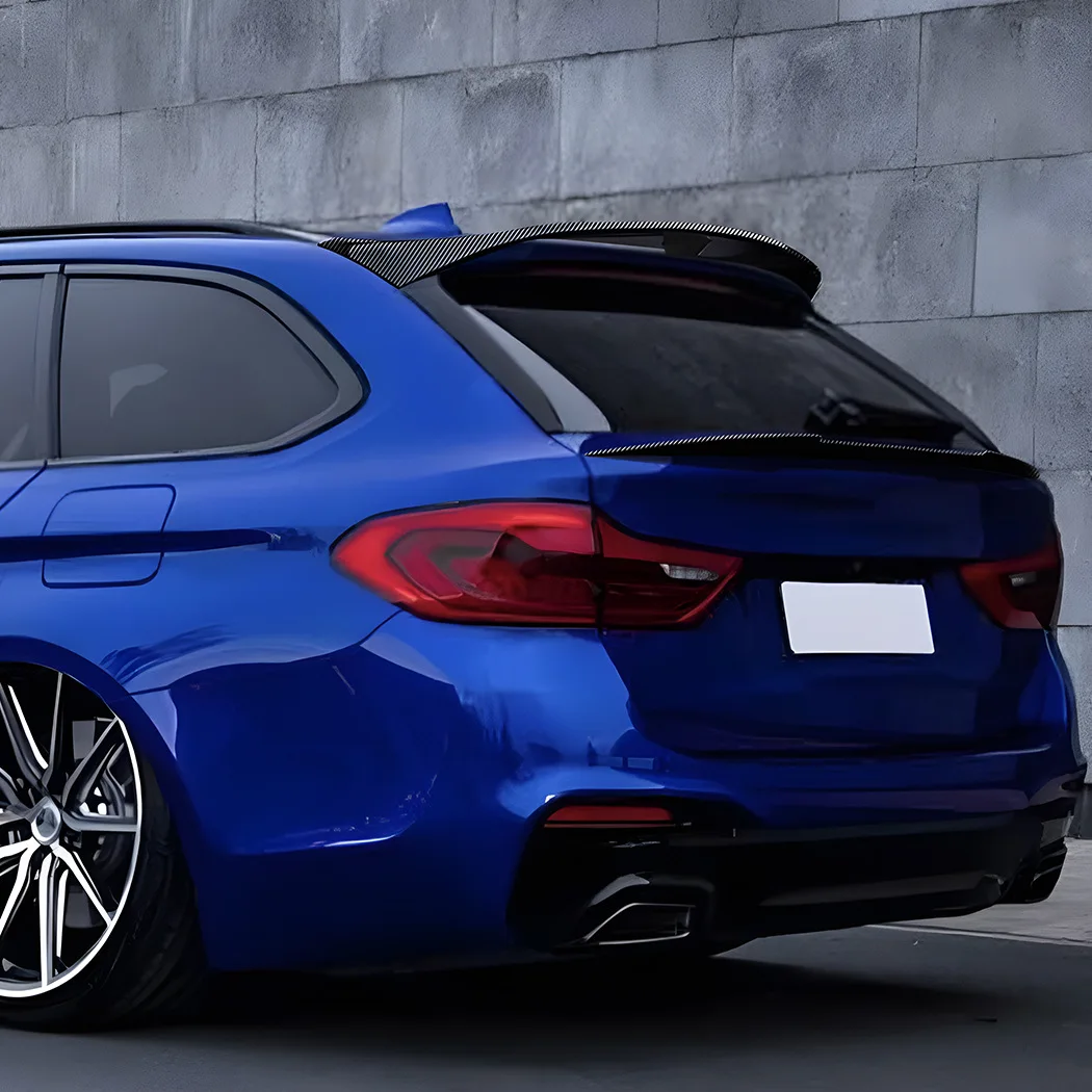FOR BMW 5 Series G31 2018 To 2023 Estate Touring High Quality ABS Car Rear Roof Spoiler Wing Body Kit Glossy Black