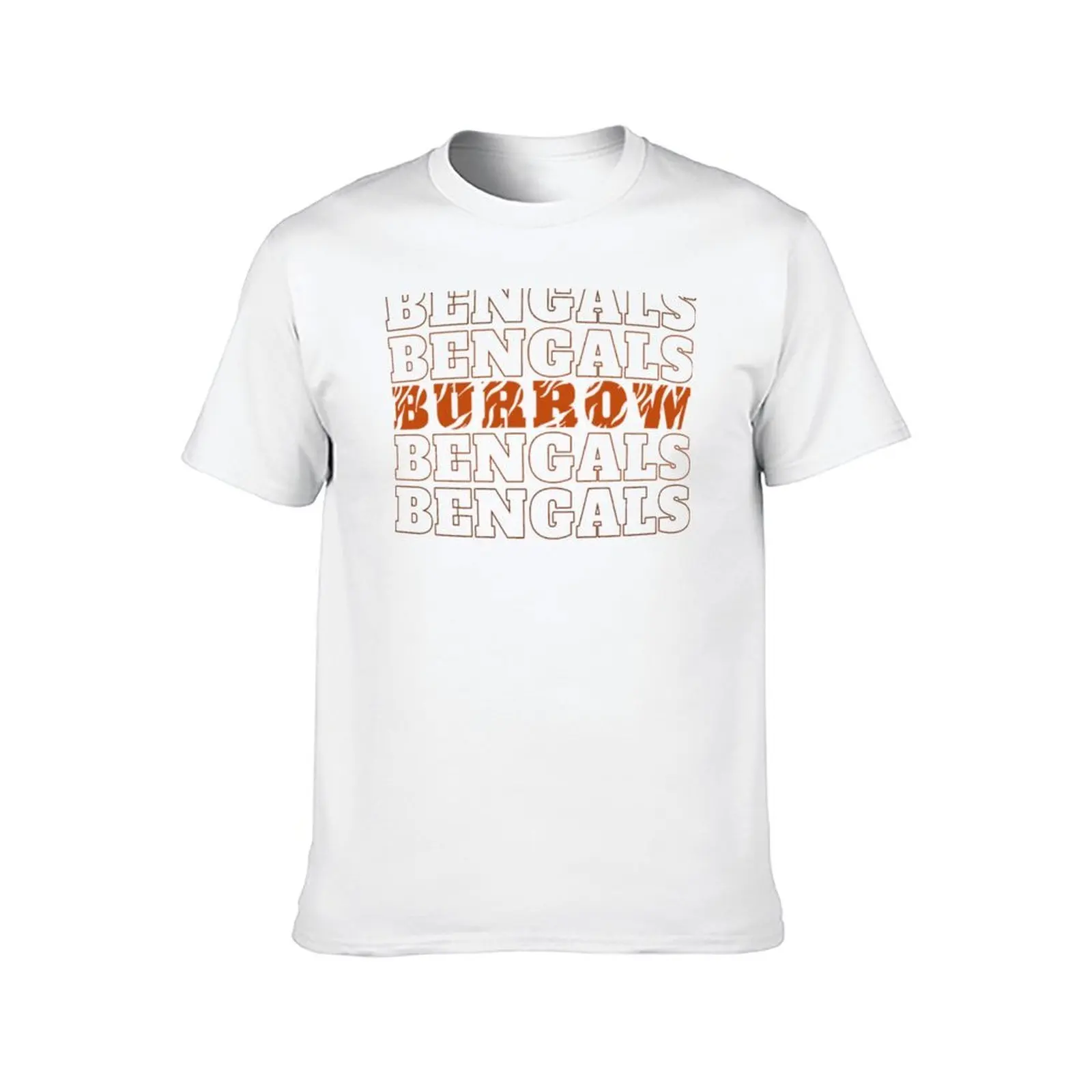 Bengals T-shirtbengals - burrow تي شيرت تي شيرت رجل فاخر تي شيرت للرجل القطن الناعم تي شيرت #2