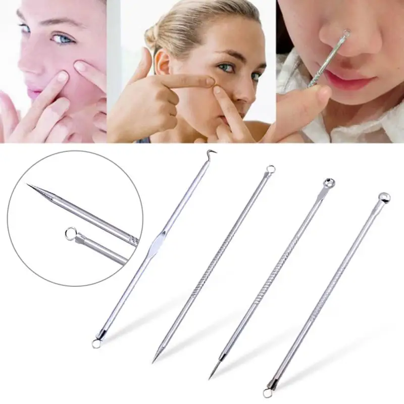 set Acne Blackhead Removal Needles Black Dots Cleaner Black Head Pore Cleaner Deep Cleansing Tool Face Skin Care Tool