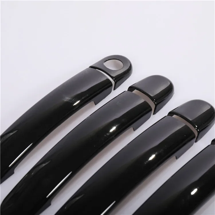 For SEAT Ibiza 6J Mk4 6L Mk3 FR Cupra 2004-2016 Gloss Black Chrome Car Door Handle Covers Styling Accessories Stickers