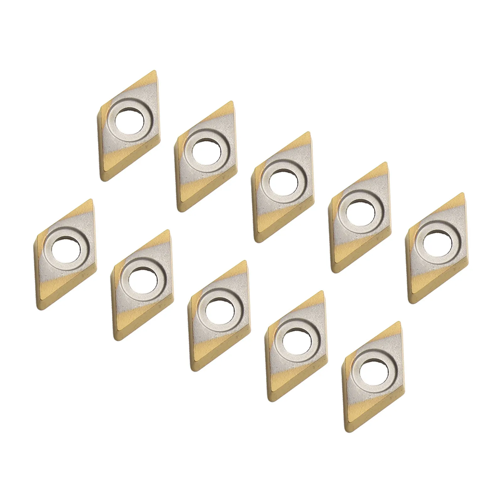Carbide Inserts  10pcs DCMT11T308 Turning Blade  Precise Grinding  Excellent Performance in Dirty Environments