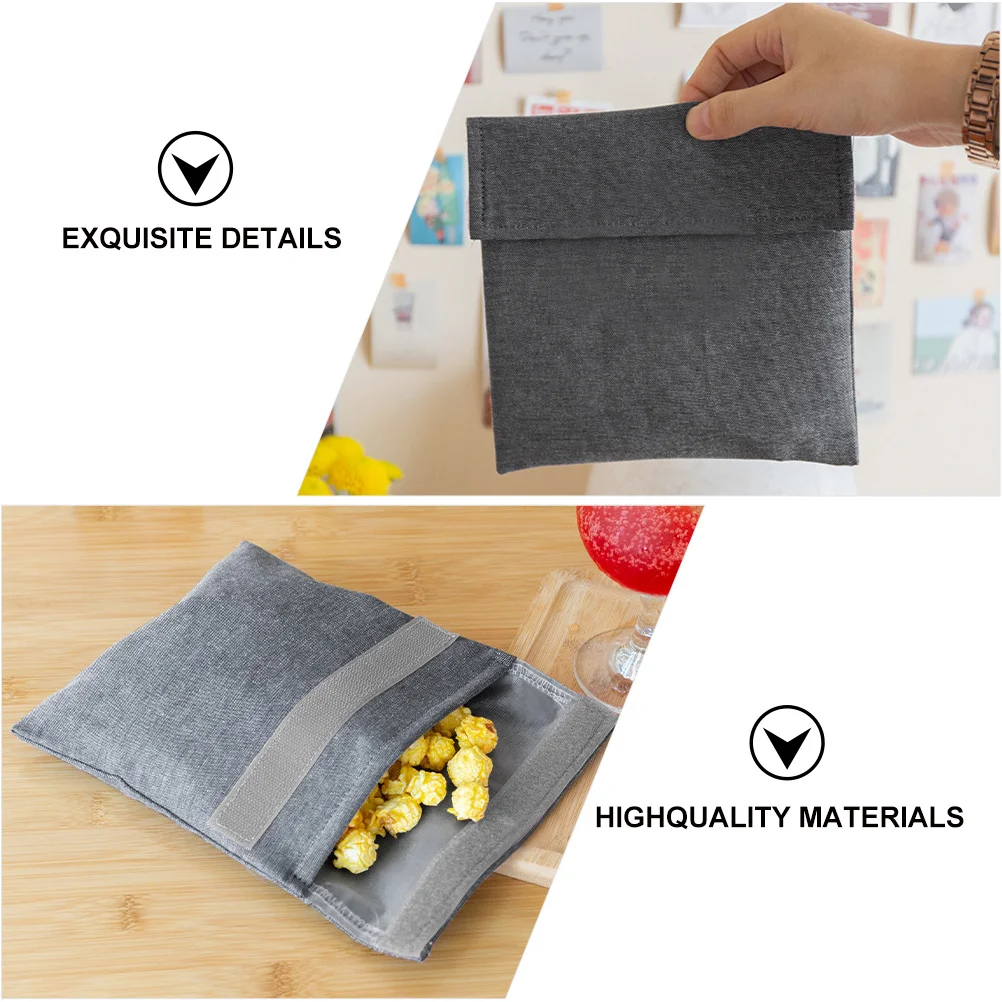 

3 pcs Reusable Snack Storage Bags Washable For Sandwiches Fruits Kitchen Dessert Shop Food Bag Organizer Storage Bag