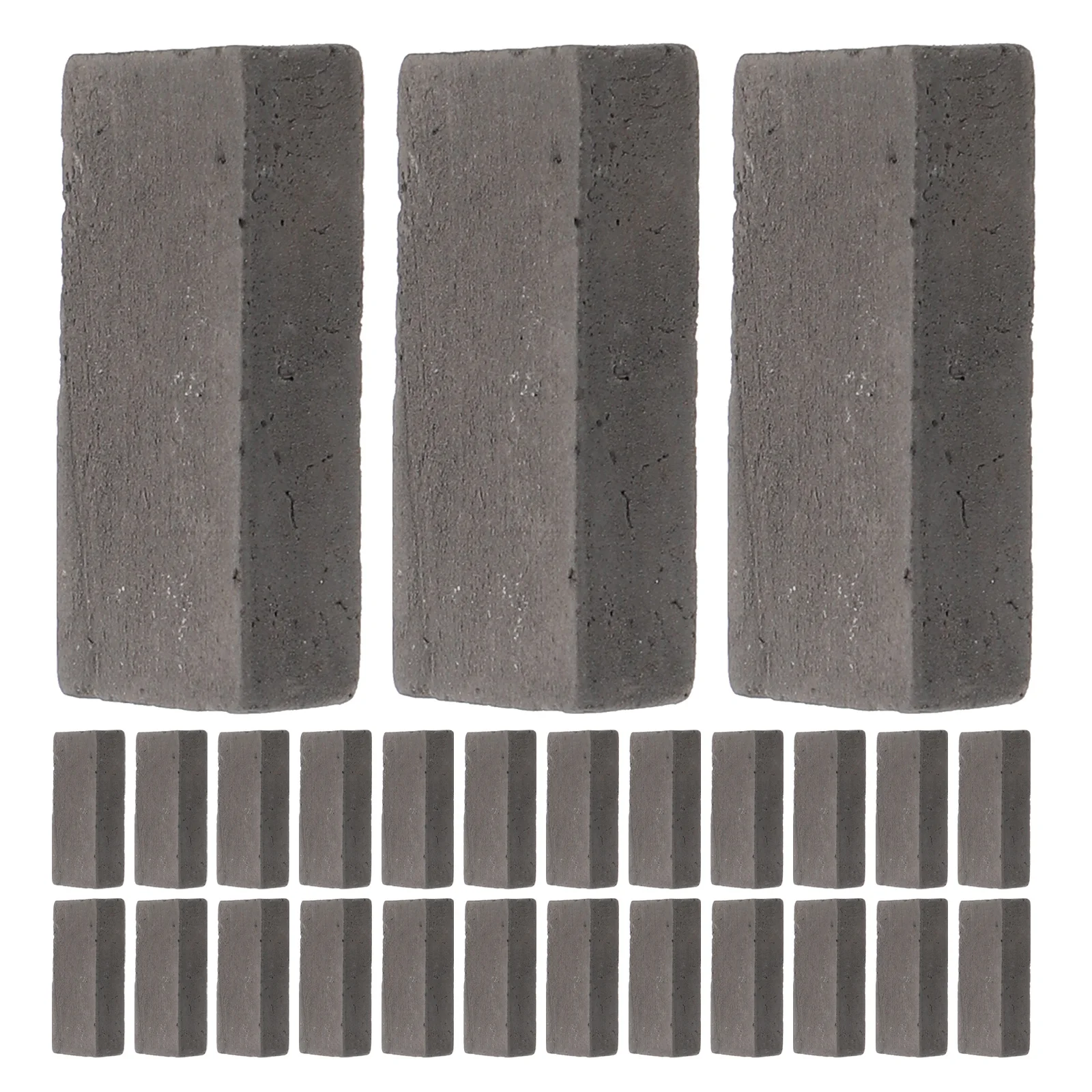 80 Pcs Turtle Tank Steps Bricks Decor Architectural Model Accessories Land Decoration Construction Mini