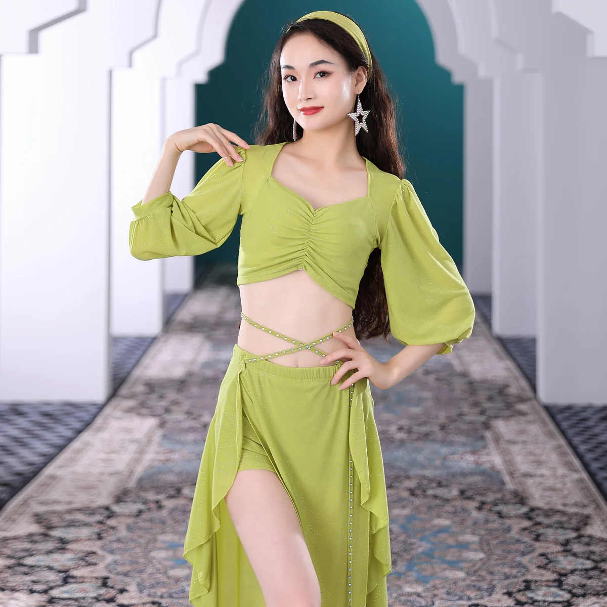 traje-de-danza-del-vientre-estilo-frances-de-2-piezas-para-mujer-falda-oriental-para-espectaculo-de-danza-con-abertura-lateral-ropa-de-danza-sexy-con-brillo-plateado