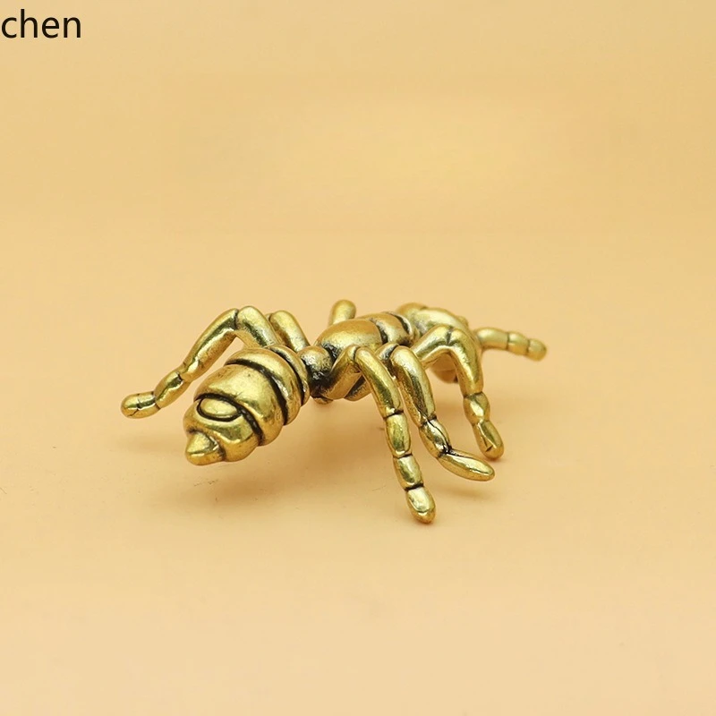 CZ Ant Ornament: High-end, niche brass craft, popular small commodity for stalls (minimum order of five)