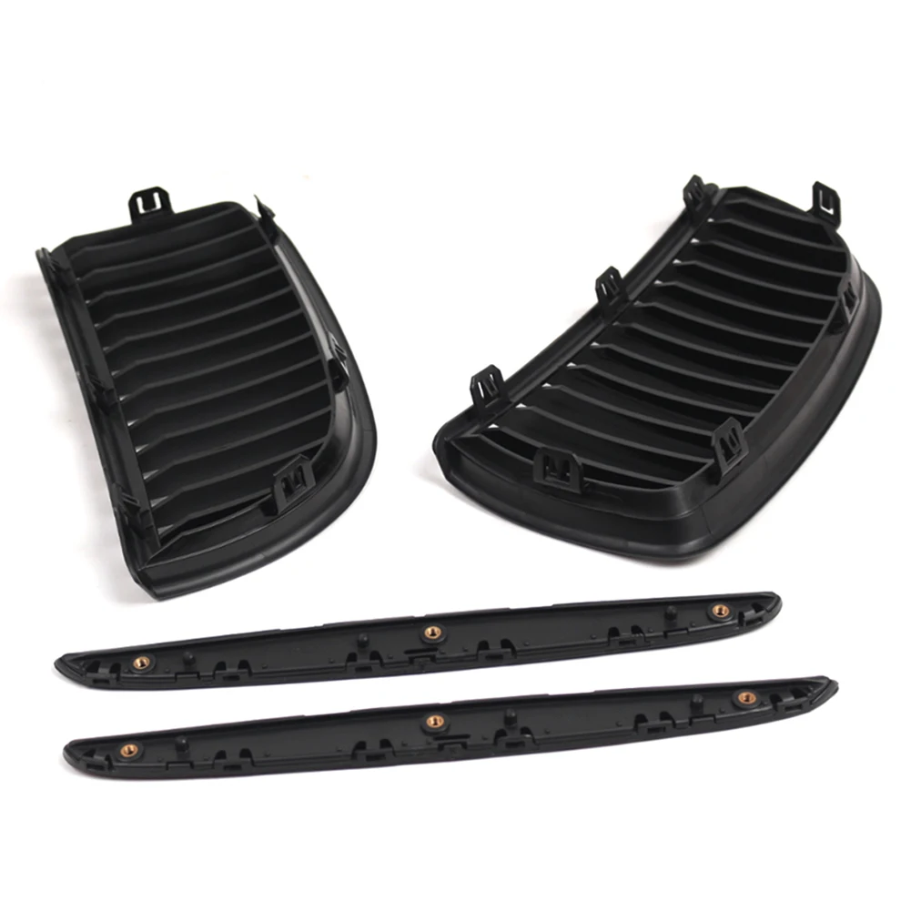 Car Front Bumper Air Intake Grille Black ABS 51137120007 51137120008 Front Bumper Air Intake Grille For BMW 3-Series E90 E91