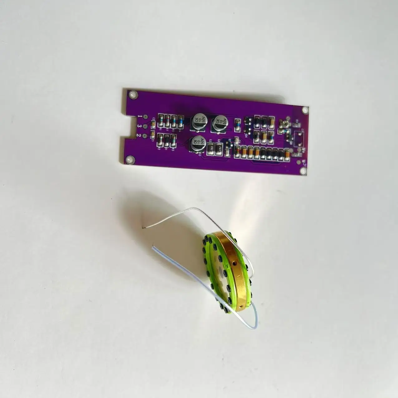 1 مجموعة 34 مللي متر قطر مكثف هيئة التصنيع العسكري النوى مع لوحة دوائر كهربائية وحدة لوحة كبيرة szie 85MMX33MM