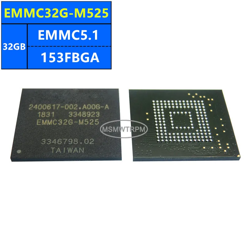 EMMC32G-TX29 EMMC32G-TA28 EMMC32G-M525 EMMC5.1 32GB 153FBGA Memory Chip IC Electronic Components New Original