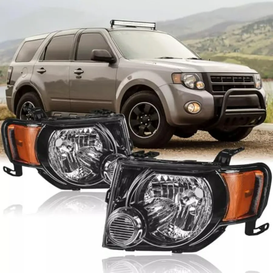 

Пара фар в сборе, одобренных DOT для внедорожника Escape Limited XLS XLT 20082012 гг., сменные фары со стороны водителя и пассажира