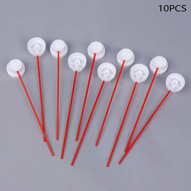 Red Pack of 10, Thin-Tube, Fit-Females Can Spray-Paint Caps, Needle-Cap Nozzles, Spray-Paint Tips
