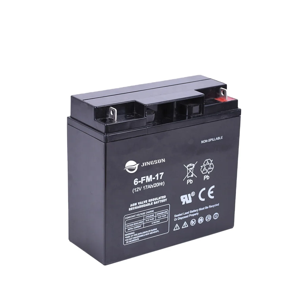 The World's Best Lead-acid Agm Battery Jingsun 12V17AH for House Use