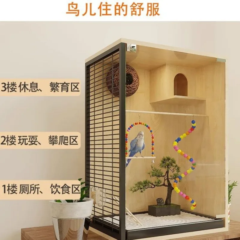 Fences Large Bird Cages Aesthetic Outdoor Parrot Cage Feeder  Birds Accessories