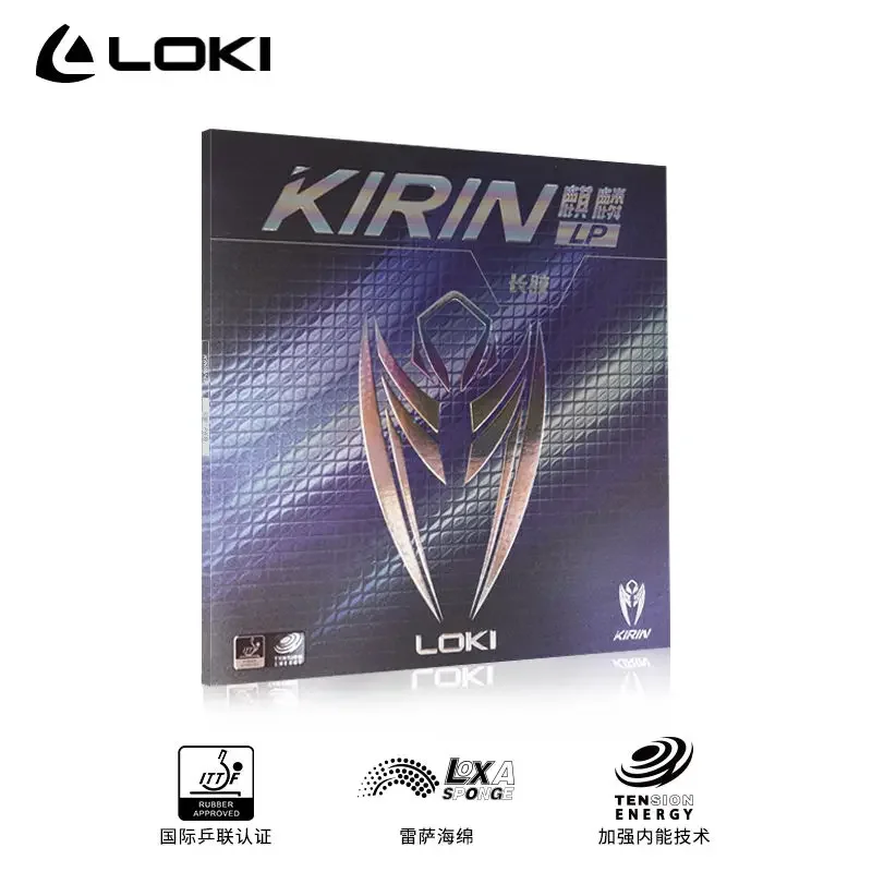 LOKI Kirin Series LP Table Tennis Racket Rubber Long Rubber Particle Glue with Sponge Anti Arc and Anti Rotation