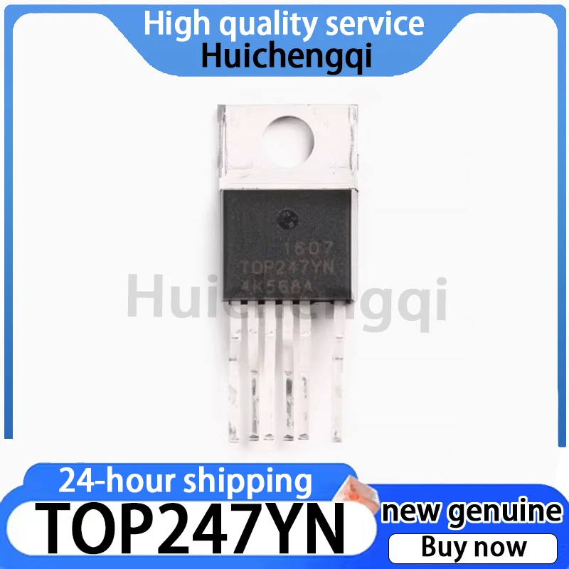 5PCS Original Genuine Direct Insertion TOP247YN TO-220-6 Offline Switch IC Chip