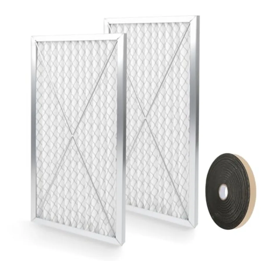 

708732 24x12x1 Электростатический внешний воздушный фильтр, совместимый с системами фильтрации JET AFS-1000B и AFS-1000C, 2 шт. в упаковке с рулоном