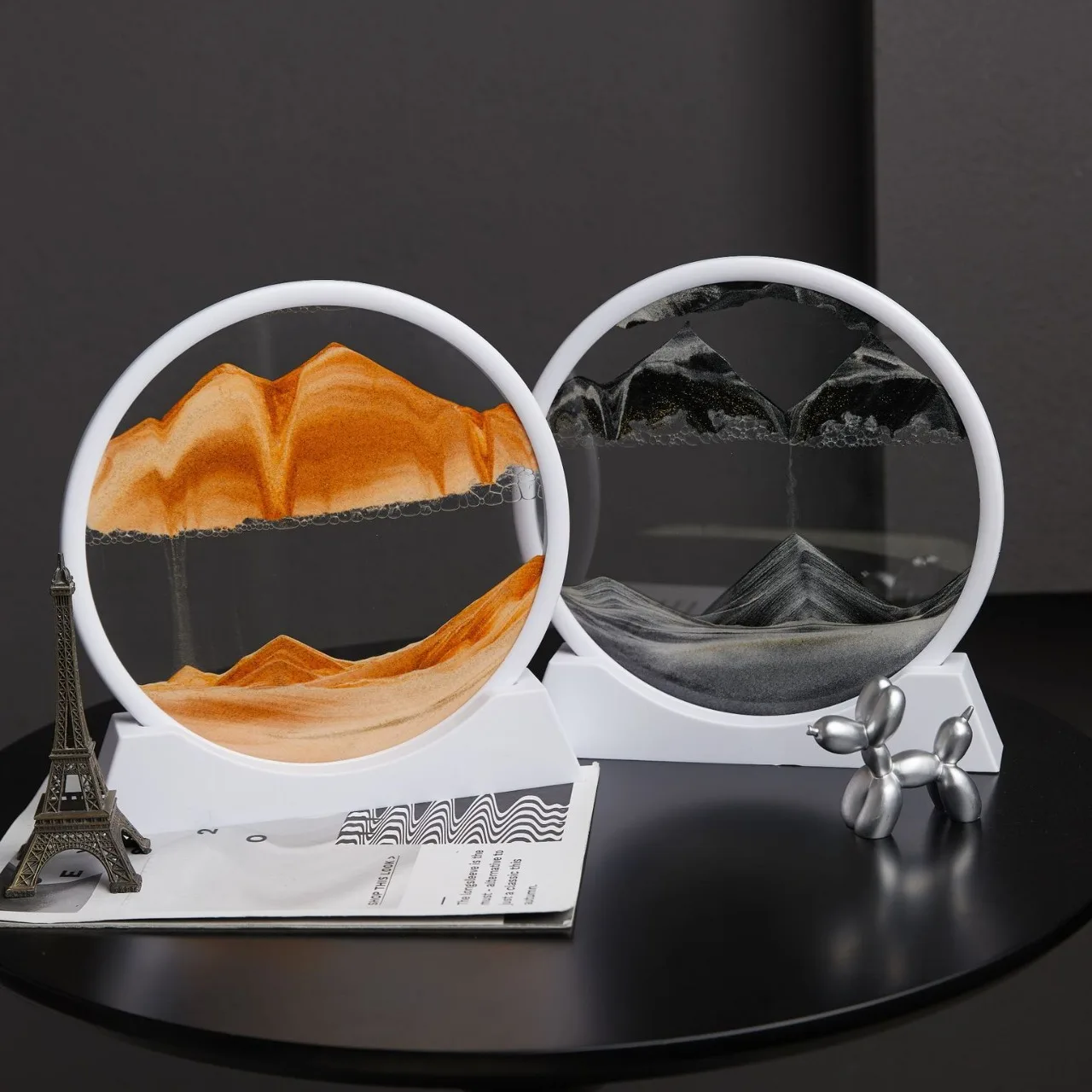 

Light luxury decorations, flowing sand paintings, office ornaments, bedroom ornaments, handicrafts ornaments