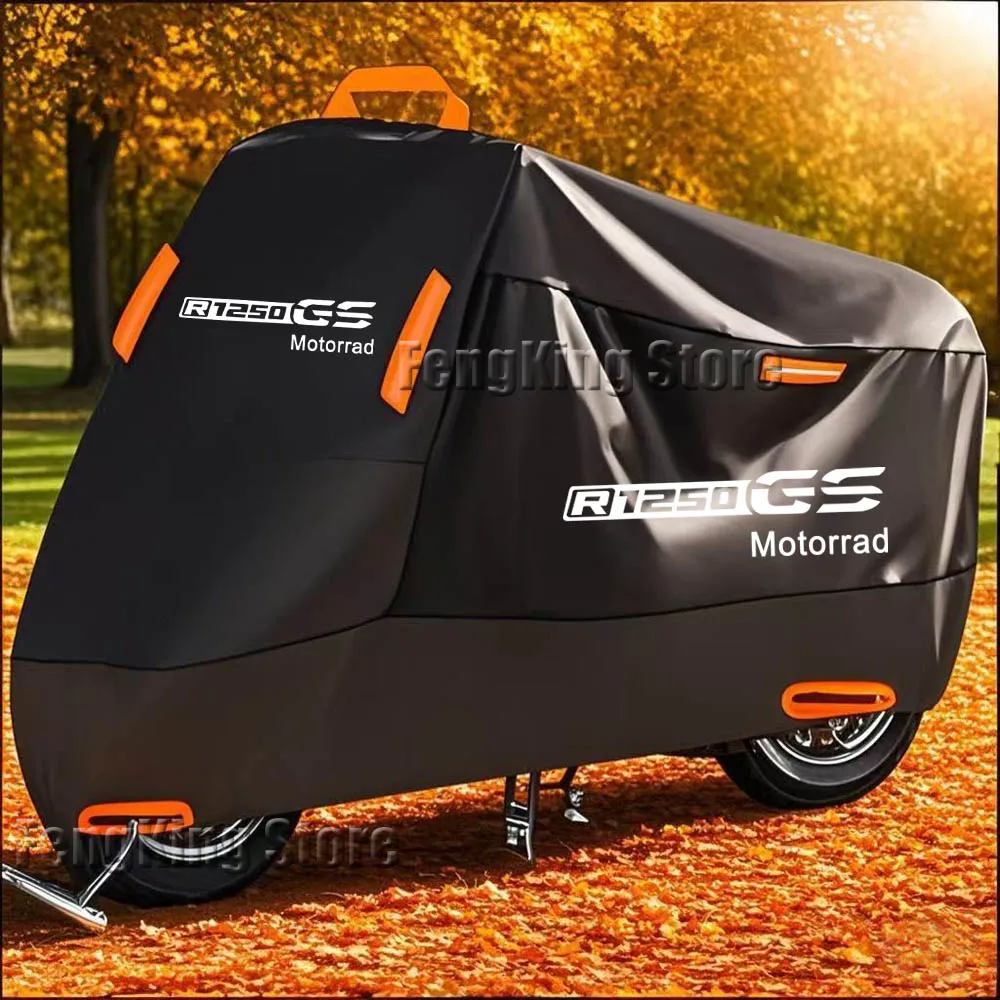 

For R1250GS R1250 GS Adv Motorcycle Cover UV Protective Dustproof Snowproof Rain Outdoors Motorcycle Waterproof Cover
