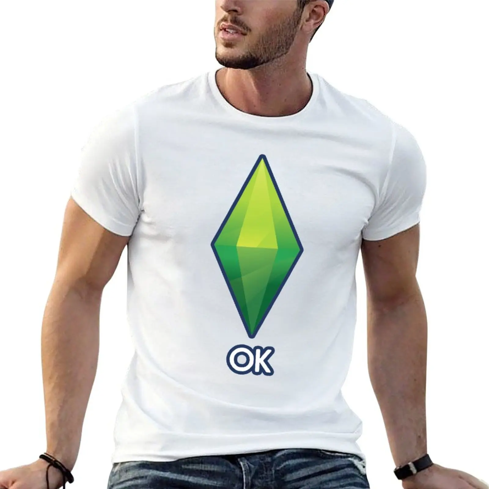 The Sims 4 OK - Loading Screen v1 T-Shirt t shirt for man cotton t shirt pack T-Shirt