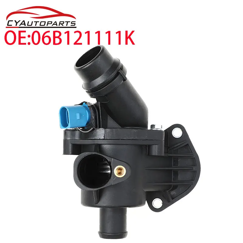 Termostato do líquido refrigerante do motor para Audi A4 B6/B7 2000-08 A6 C5 2001-05 VW Passat B5.5 2001-2005 06B 121111 K 06B 121111 G 06B 121111 H/B/D