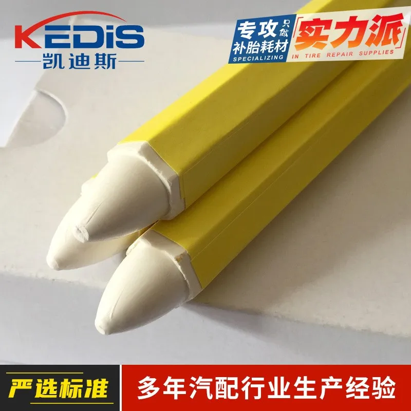 

6 Pcs Crayon Tire Marking Car Paint Marker Crayons Auto Accessories Maintenance Yellow Repair