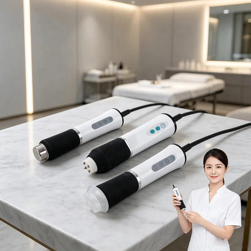 High Quality Oxygen Facial Machine Handpiece Co2 Oxygen Tripolar Rf Bubble Clean For Nano Bubbles Technology
