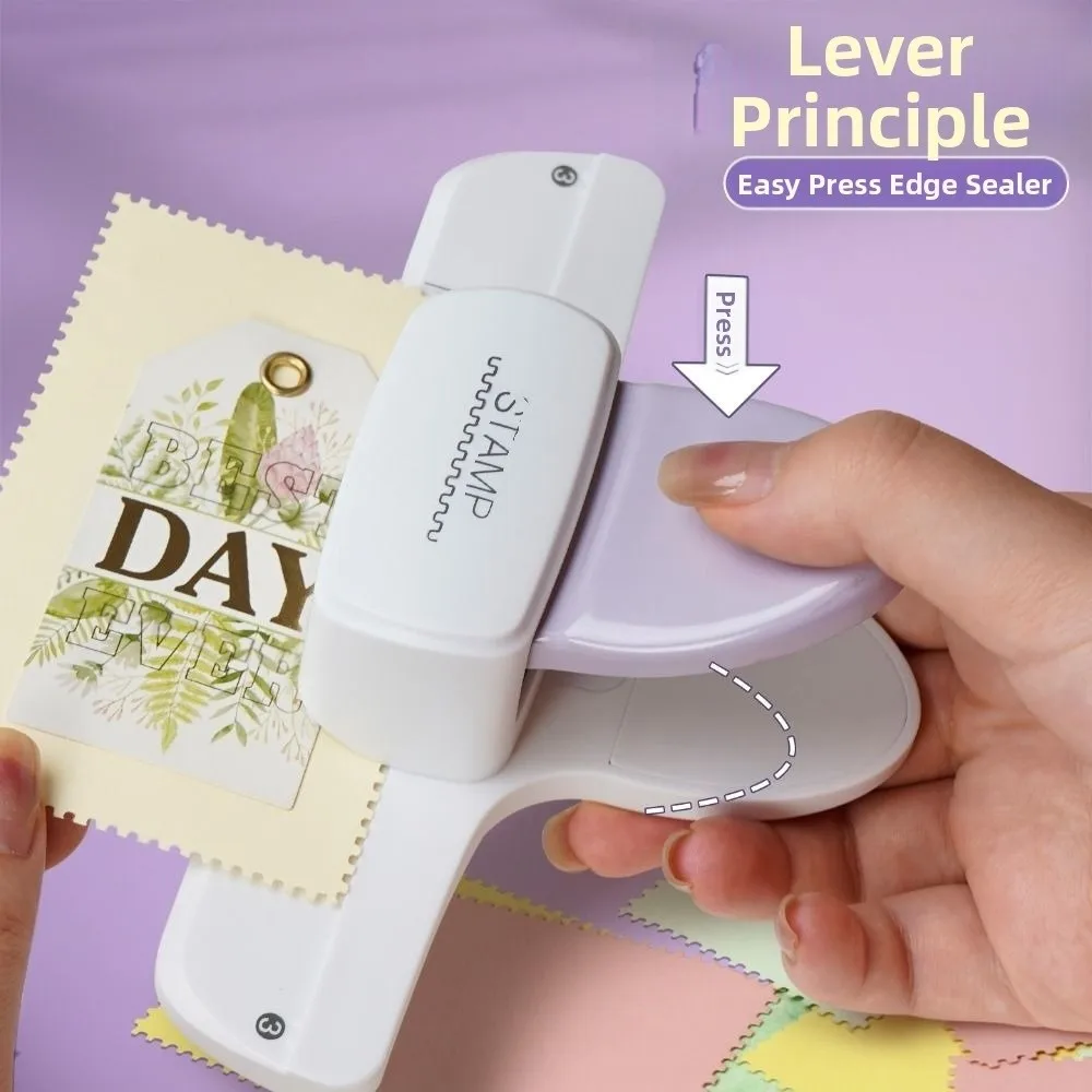 High Quality DIY Stamp Lace Embossing Tool Handmade Decorative Border Punch Machine Scrapbook Notebook Embossing Puncher