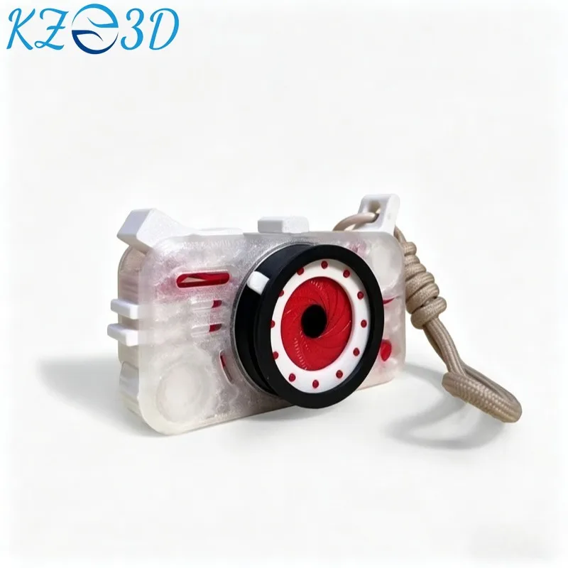 10-in-1 Fidget Camera Toy, 3D Printed EDC Stress Relief Toy, Portable Desk Toy for Adults