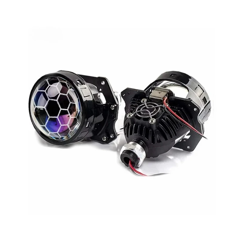 

Universal Headlight Modification Kit Suitable Led Light Lamp for H1 H4 H7 Automotive Motorcycle Honeycomb LED Projection Lens
