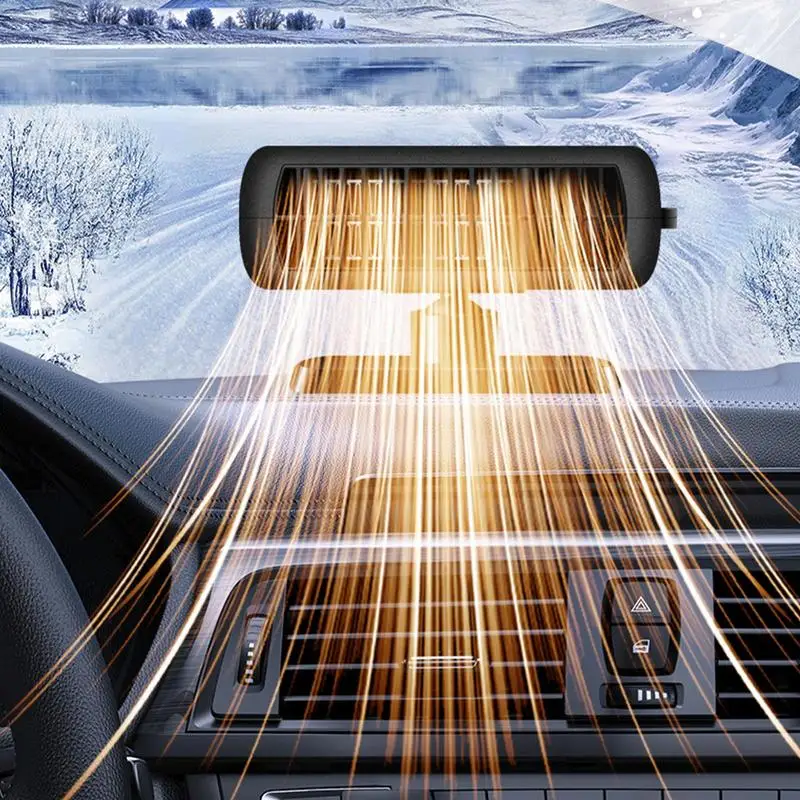 

Plug In Car Heater Multifunctional Car Air Heater Windshield Defroster Car Plug-In Heater Versatile Windshield Heater For Car