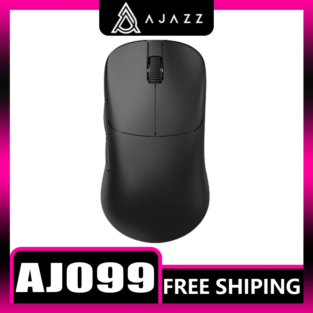 

Мышь Ajazz Aj099 PAW3311 Беспроводная Проводная эргономичная легкая оптическая, 2,4 ГГц