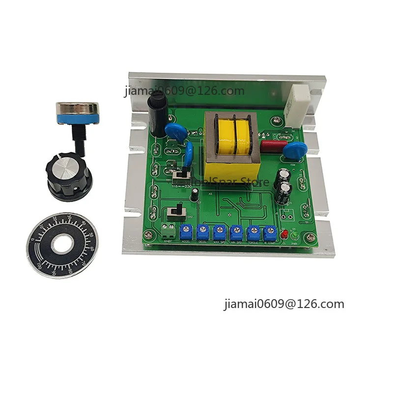 LKDR2410 DC Motor Controller, 115V/230V Input 300W 500W Adjustable Speed for Home Use