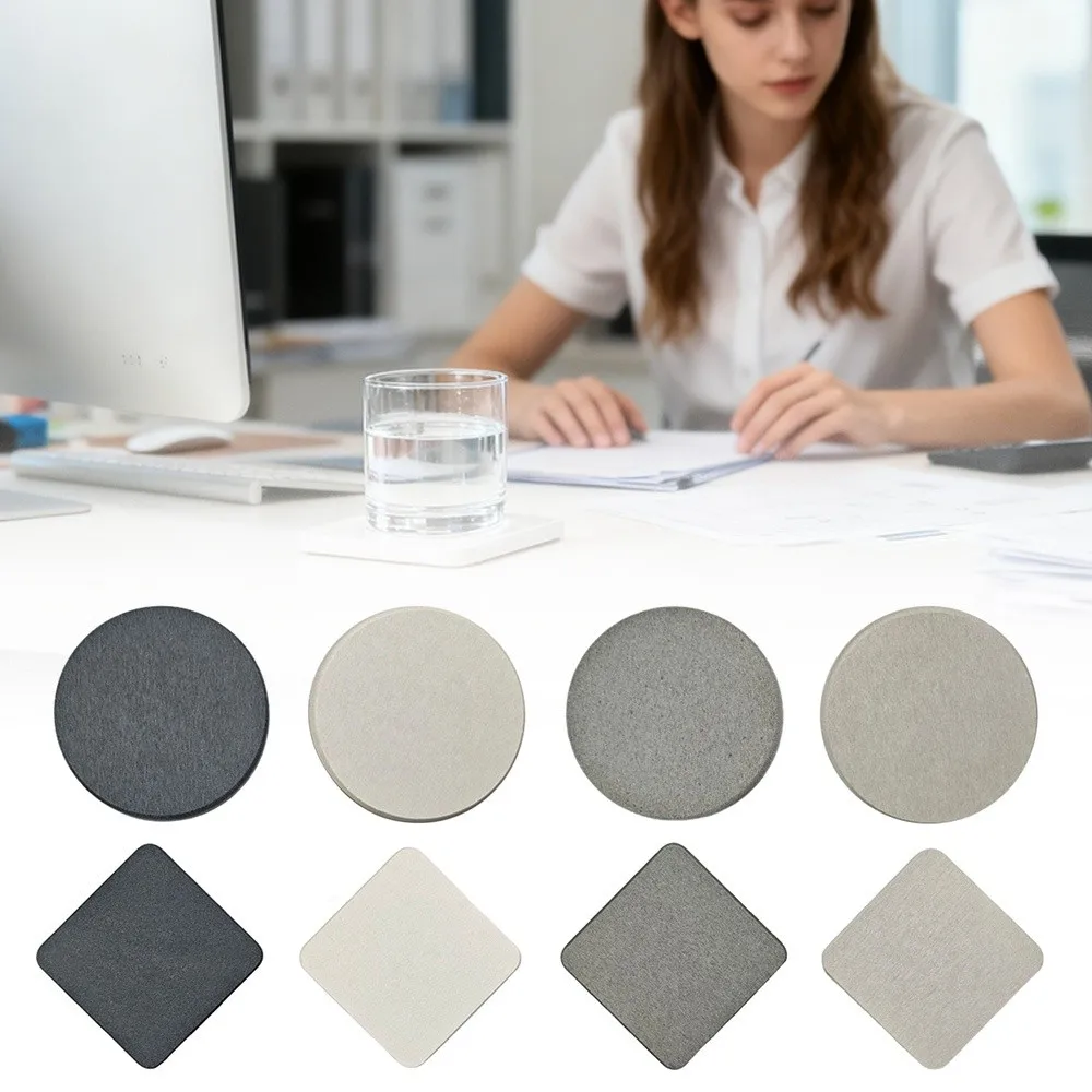 Durable Quick Drying Diatomite Coaster Thickened Dampproof Heat Resistant Mat Non-slip Heat Resistant Placemat Bathroom