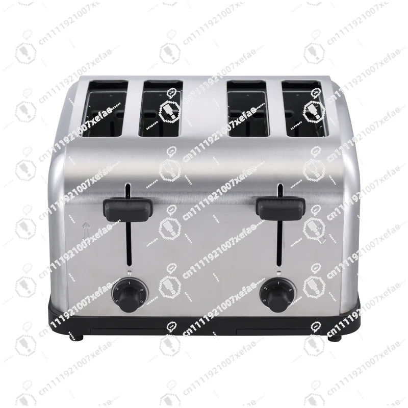 Electric commercial and domestic fully automatic stainless steel toaster with sandwich baking function, 1800W