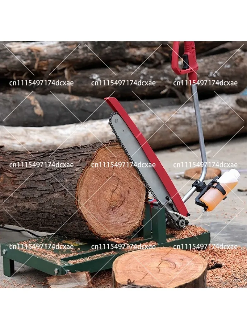 2850W High Power Electric Log Saw, Portable Firewood Cutting Machine for Household Firewood Processing