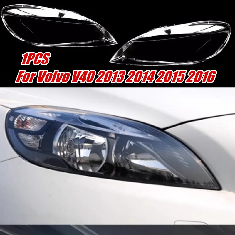 

Car Headlamp Shade Cover Headlamp Cover For Volvo V40 2013 2014 2015 2016 Headlight Clear Lens Shell