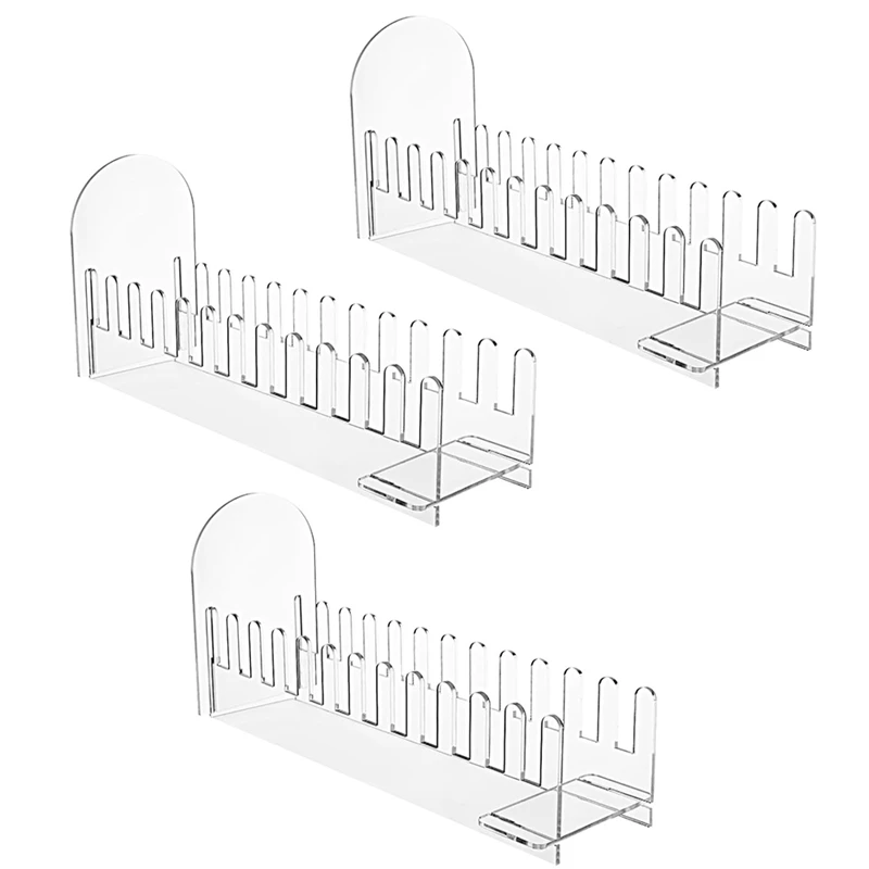 3 ชิ้น 12 ชั้นอะคริลิคการ์ดอวยพรขาตั้งจอแสดงผล Clear Card ขาตั้งง่ายต่อการประกอบโปสการ์ดสติกเกอร์ผู้ถือบัตร