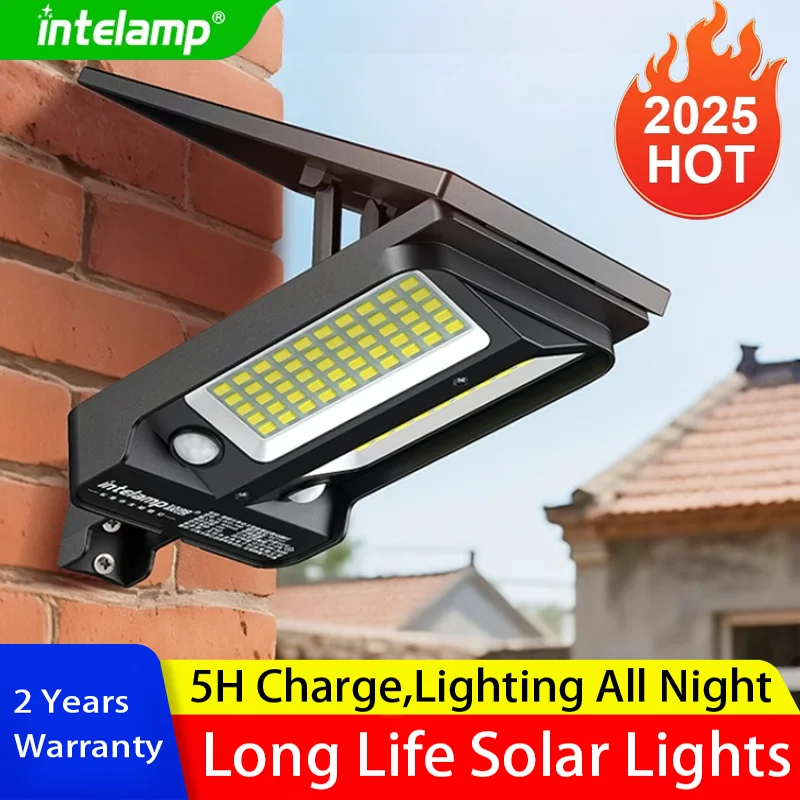 

1200LM High Power Solar Led Light Sunlight Outdoor Powerful Outdoor Motion Sensor Solar Lamp Garden Patio Path Wall Yard Lamp