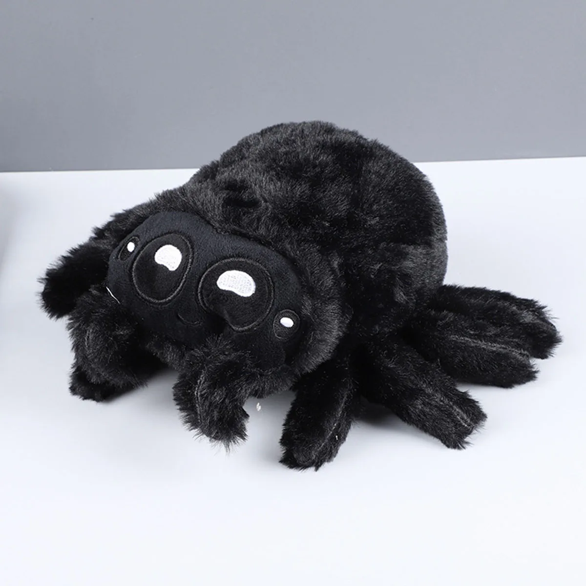 1/3 Pack Cute Artificial Little Spider Doll Black and White Gray Spider Plush Toy Spider Doll Suitable for Party Decoration Holiday Party