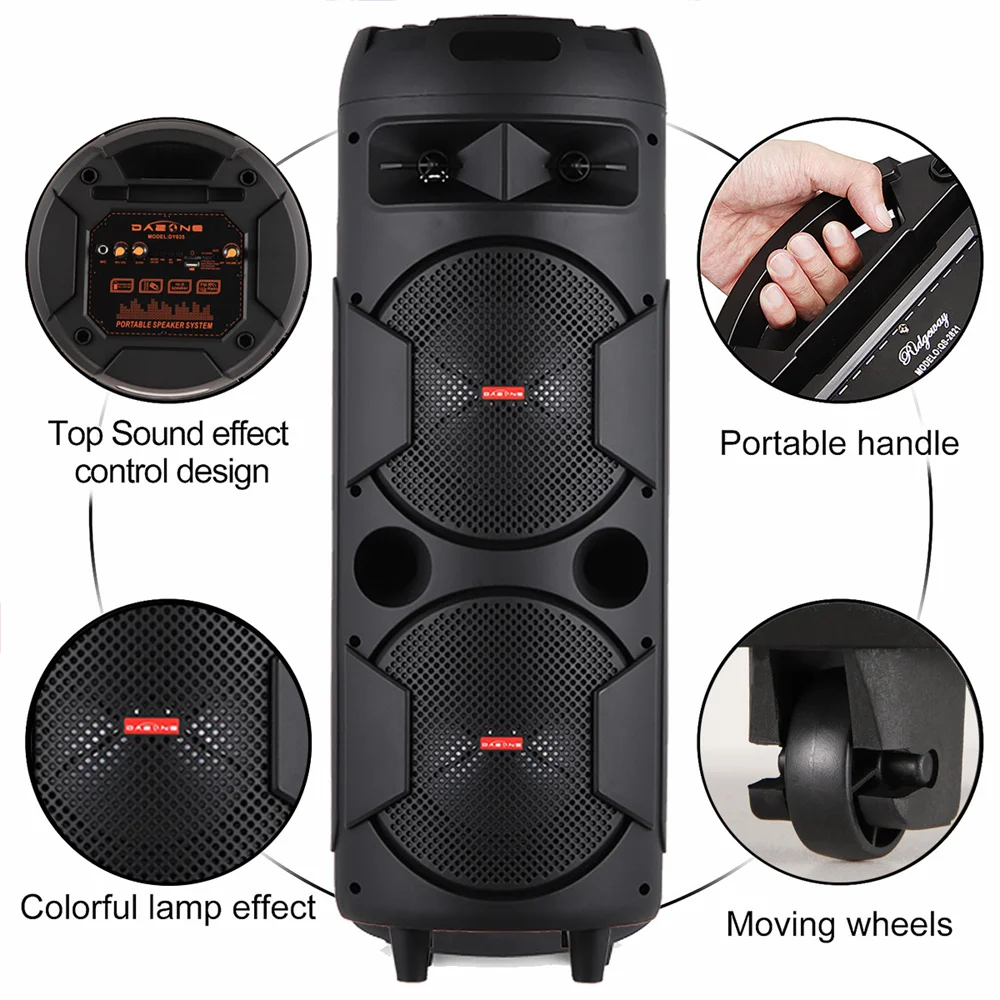 6000W Portable Bluetooth Speaker 4